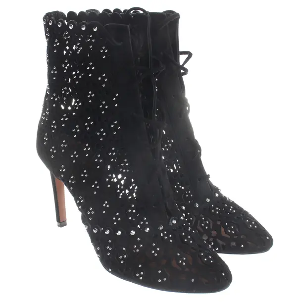 Stiefeletten, in Schwarz, Alaia