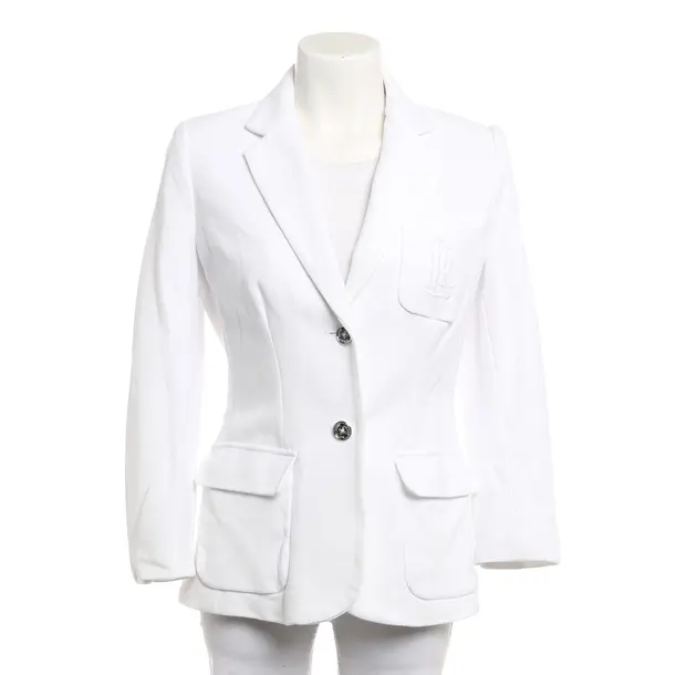 Blazer, in White, Cotton, Lauren Ralph Lauren