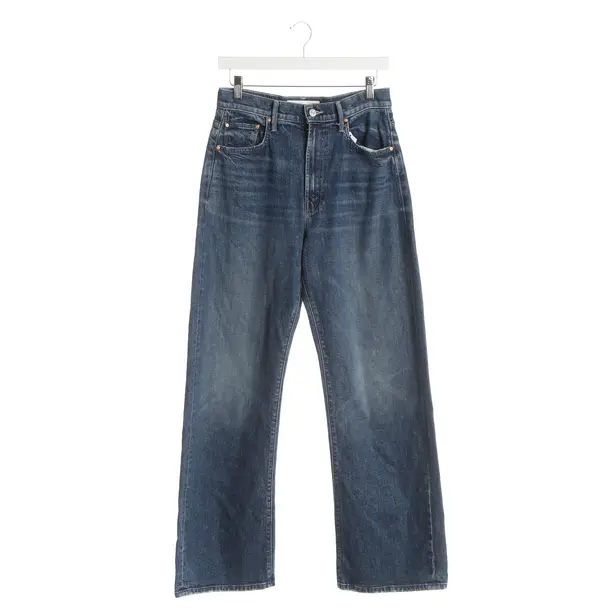 Jeans Straight Fit, in Blau, Baumwolle, Mother