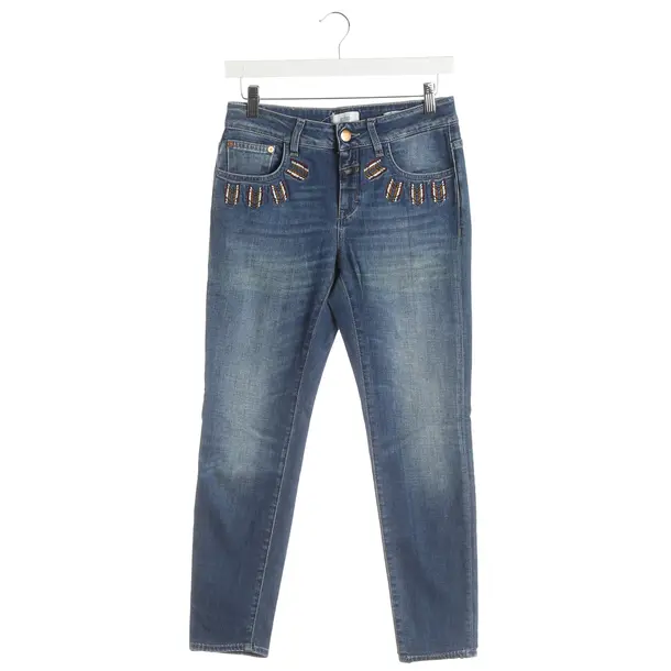 Jeans Slim Fit, in Blau, Baumwolle, Closed