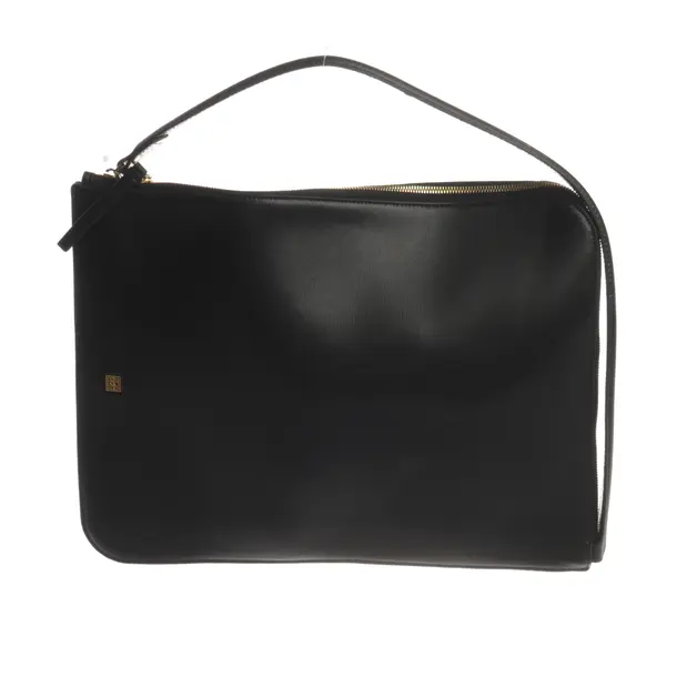 Handtasche, in Schwarz, Leder, Totême