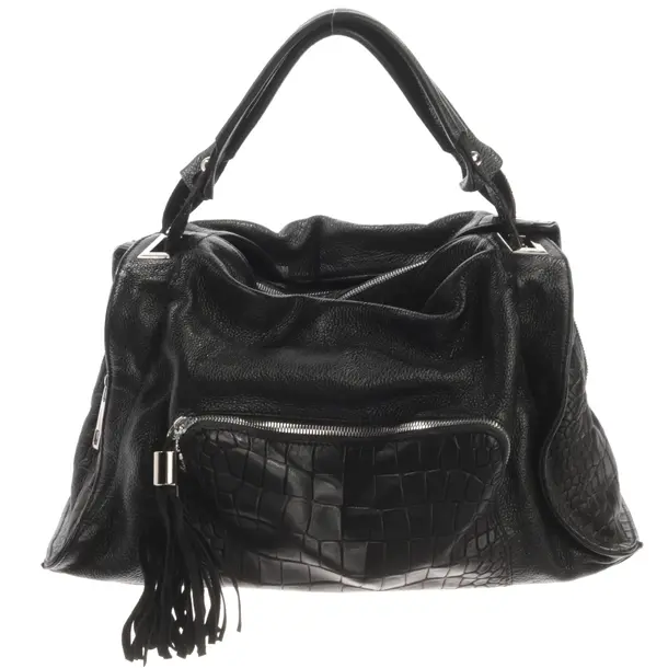 Borsa a cinture a tracolla, in Nero, Pelle, Sandro