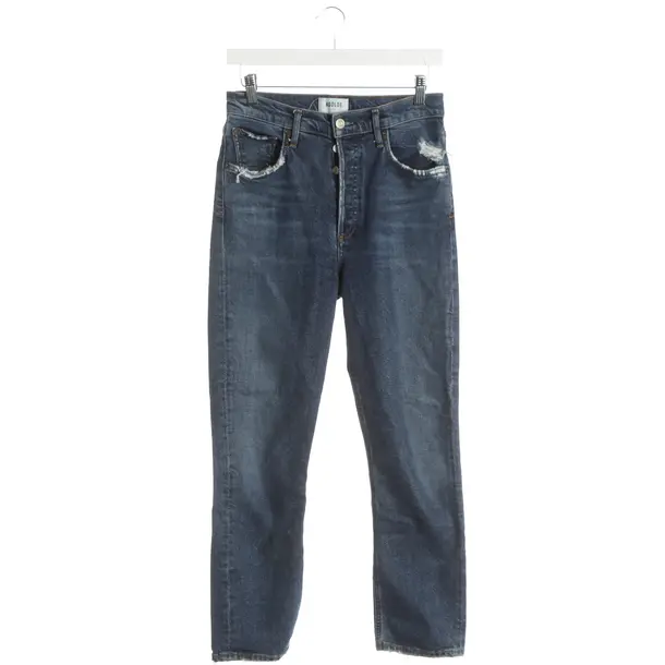Straight Fit Jeans, in Navy, Cotton, Agolde