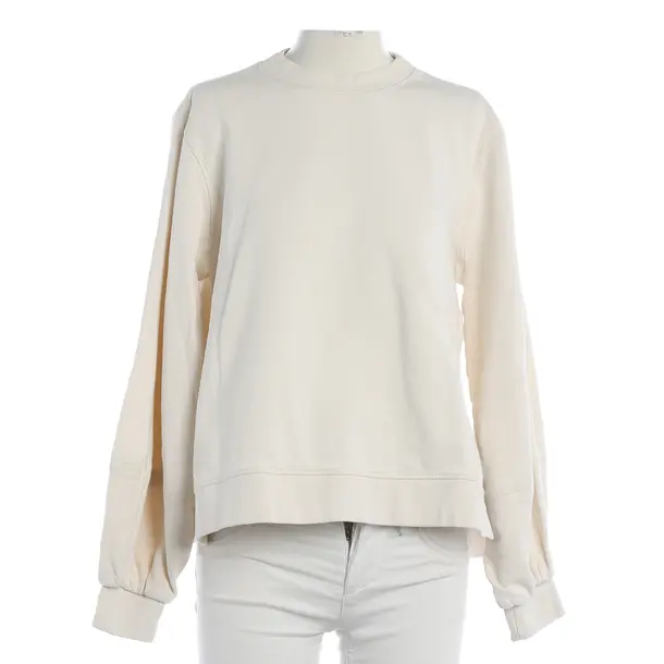 Sweatshirt, in Cream, Cotton, Ganni