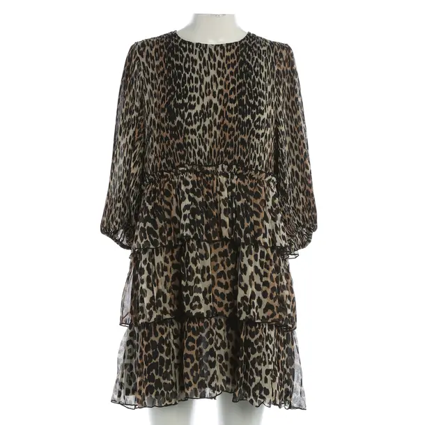 Dress, in Brown, Polyester, Ganni