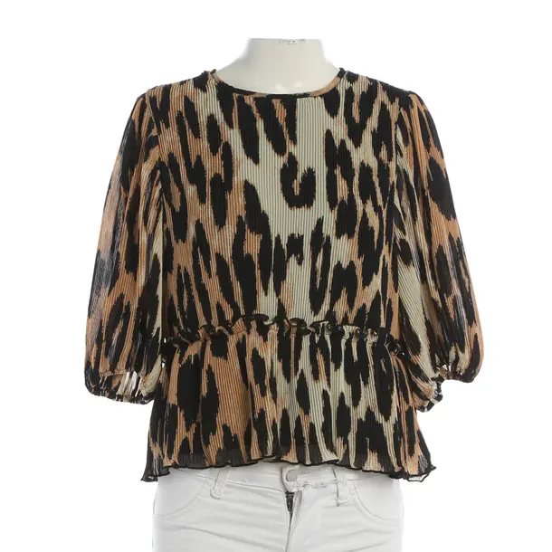 Bluse, in Braun, Polyester, Ganni