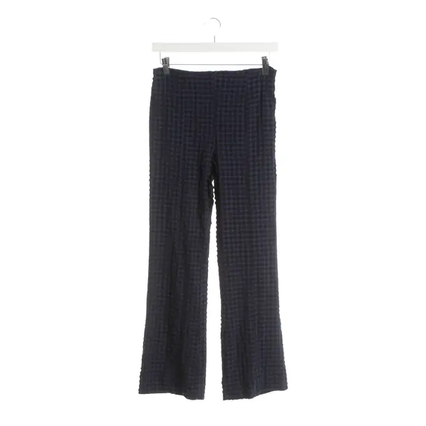 Pants, in Navy, Polyester, Ganni