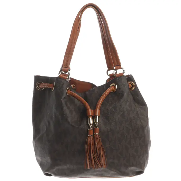 Shoulder Bag, in Dark Brown, Leather, Michael Kors