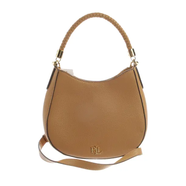 Shoulder Bag, in Light Brown, Leather, Lauren Ralph Lauren