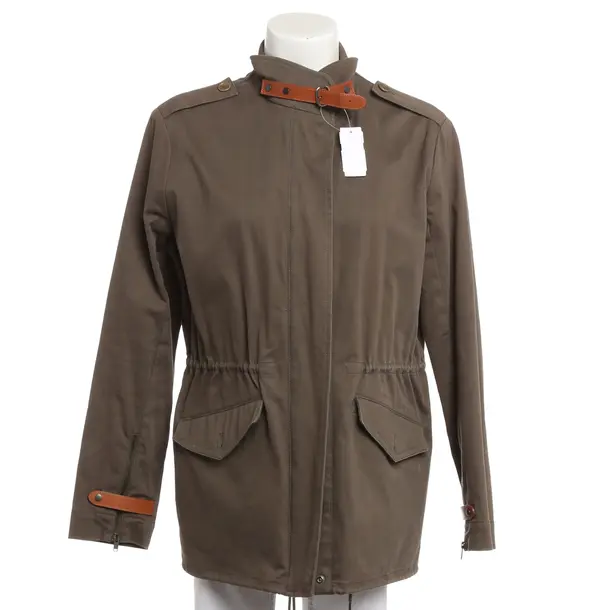 Mid-Season Jacket, in Green, Cotton, Lacoste