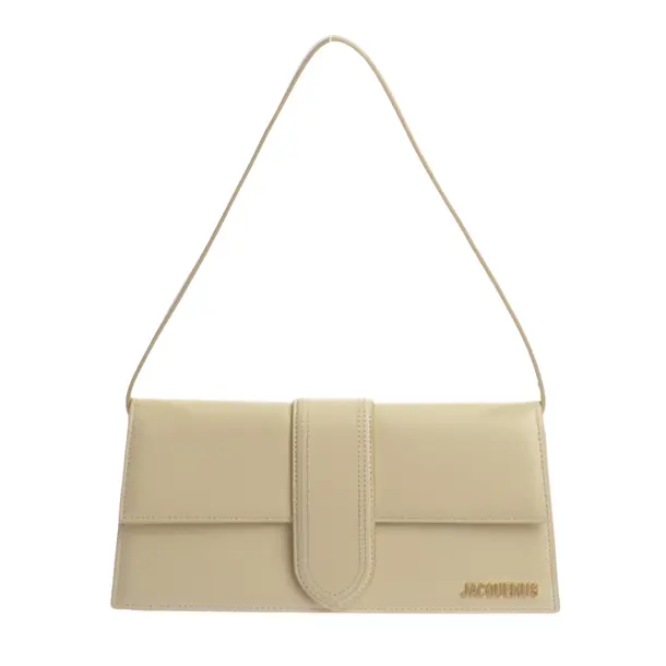 Schultertasche, in Beige, Leder, Jacquemus