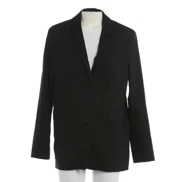 Blazer, in Black, Linen, Closed