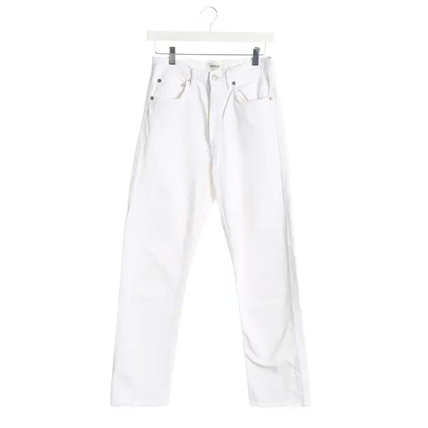 Jeans Straight Fit, in Weiß, Baumwolle, Agolde