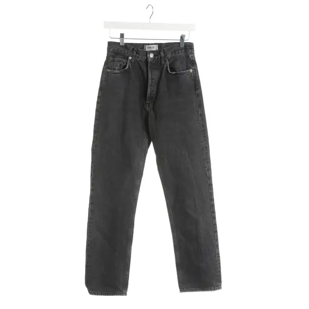 Jeans Straight Fit, in Grau, Baumwolle, Agolde