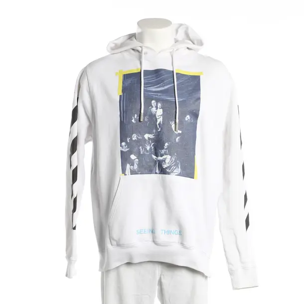 Hoodie, in White, Cotton, Off-White