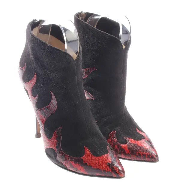 Stiefeletten, in Rot, Jimmy Choo