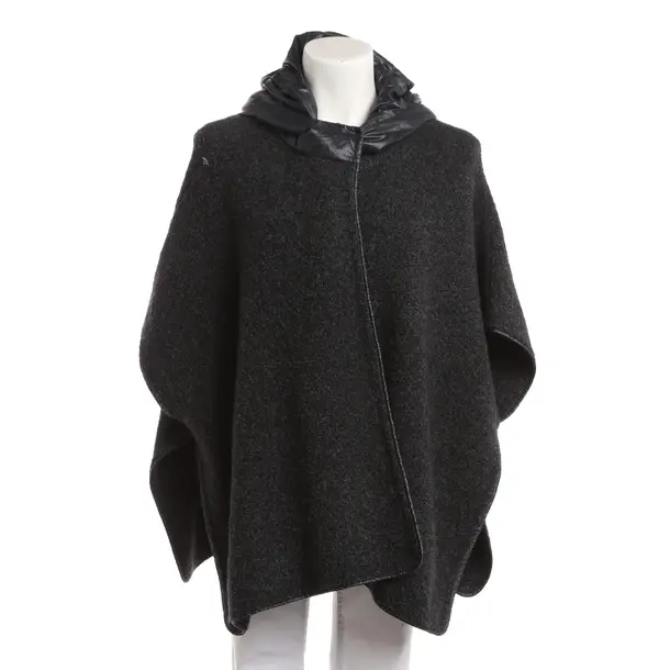 Poncho, in Gray, Wool, Fabiana Filippi