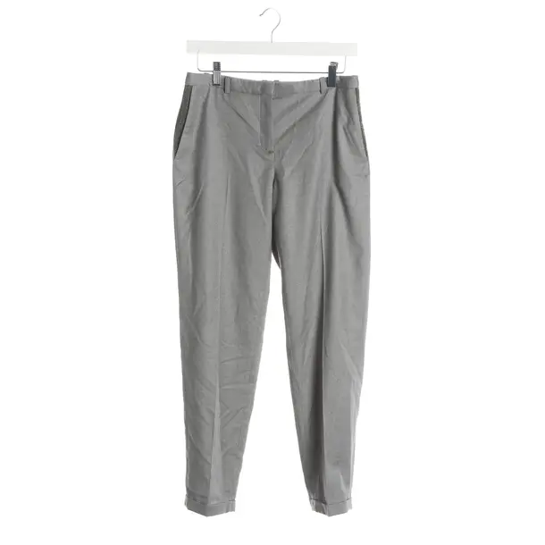 Pants, in Gray, Wool, Fabiana Filippi