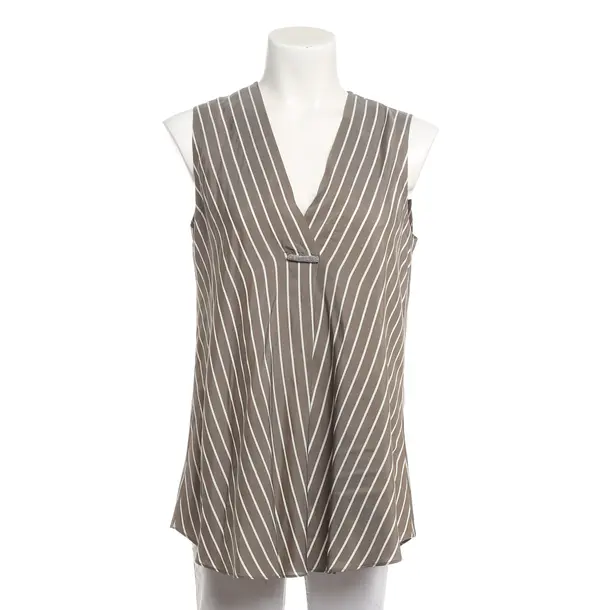 Bluse, in Grau, Seide, Brunello Cucinelli