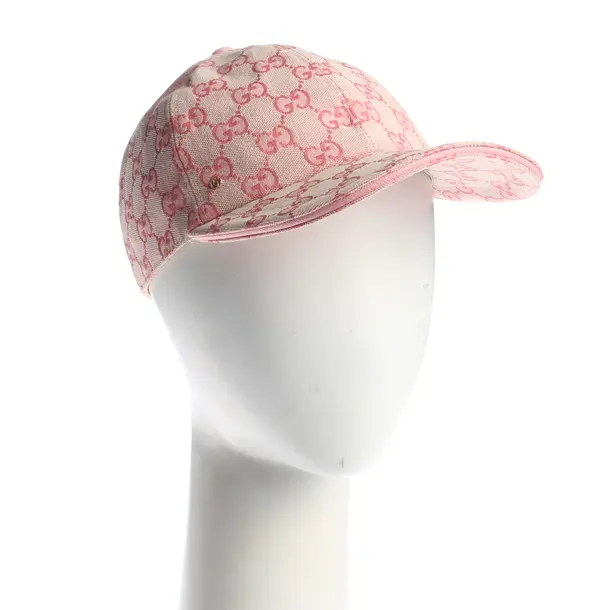 Cap, in Pink, Cotton, Gucci