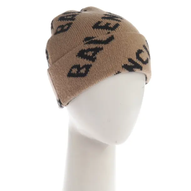 Beanie, in Brown, Wool, Balenciaga