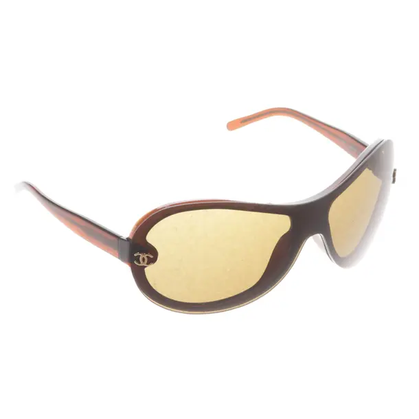 Sunglasses, in Dark Brown, Synthetic, Chanel