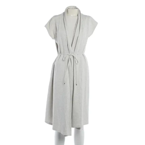 Weste, in Hellgrau, Baumwolle, Max Mara