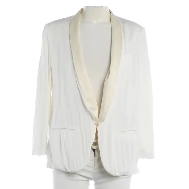 Blazer, in White, Viscose, Forte_Forte