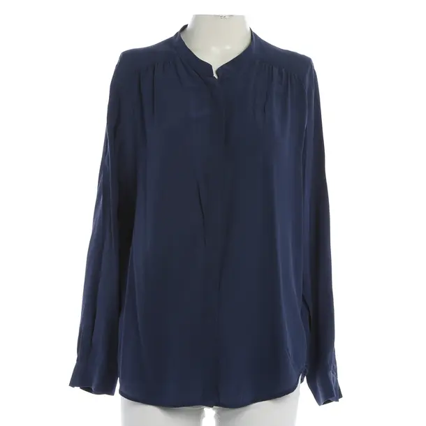 Blouse, in Blue, Silk, 0039 Italy