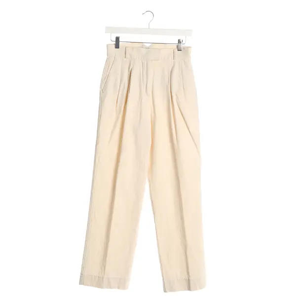 Pants, in Cream, Cotton, by Aylin König