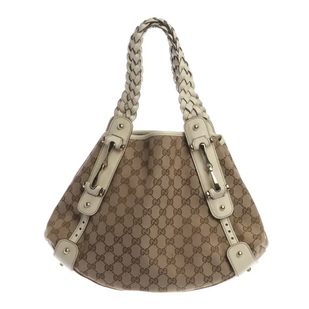 Handbag, in Brown, Cotton, Gucci