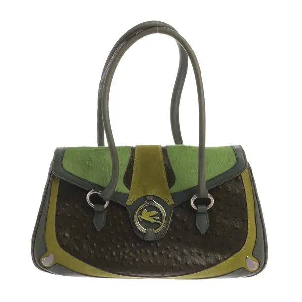 Schultertasche, in Mehrfarbig, Leder, Etro