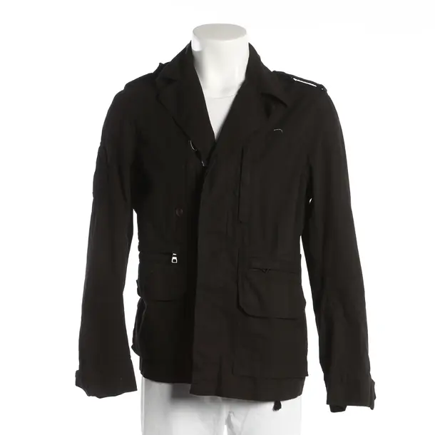 Mid-Season Jacket, in Black, Cotton, Balmain