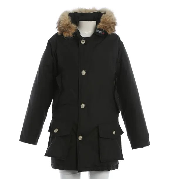 Winter Jacket, in Black, Cotton, Woolrich