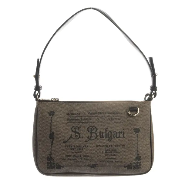 Handbag, in Light Brown, Cotton, Bulgari