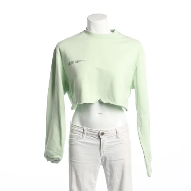 Sweatshirt, in Hellgrün, Baumwolle, Pangaia