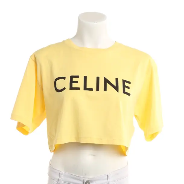 Shirt, in Yellow, Cotton, Céline