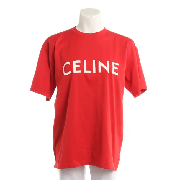 Shirt, in Red, Cotton, Céline