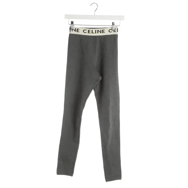 Leggings, in Gray, Cotton, Céline