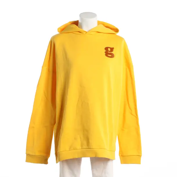 Hoodie, in Gelb, Baumwolle, Juvia