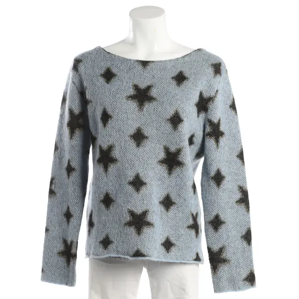 Pullover, in Hellblau, Polyimid, Saint Laurent