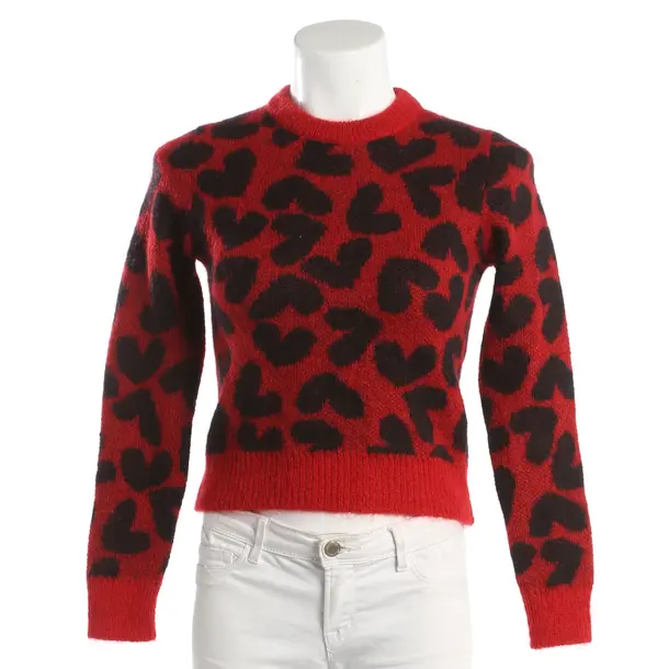 Pullover, in Rot, Polyimid, Saint Laurent