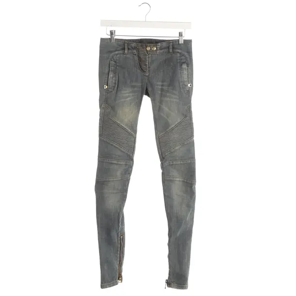 Jeans Skinny, in Blau, Baumwolle, Balmain