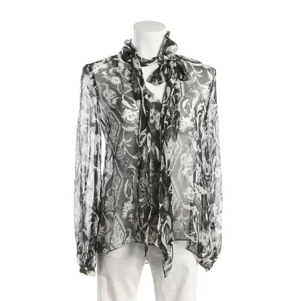 Bluse, in Hellgrau, Seide, Givenchy