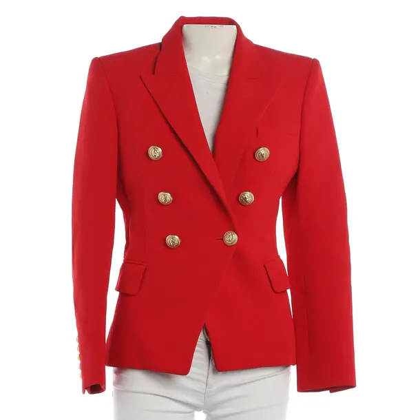 Blazer, in Rot, Viskose, Balmain