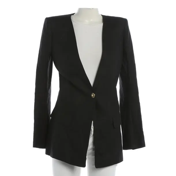 Blazer, in Grau, Leinen, Balmain