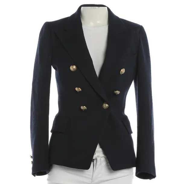 Blazer, in Navy, Wool, Balmain