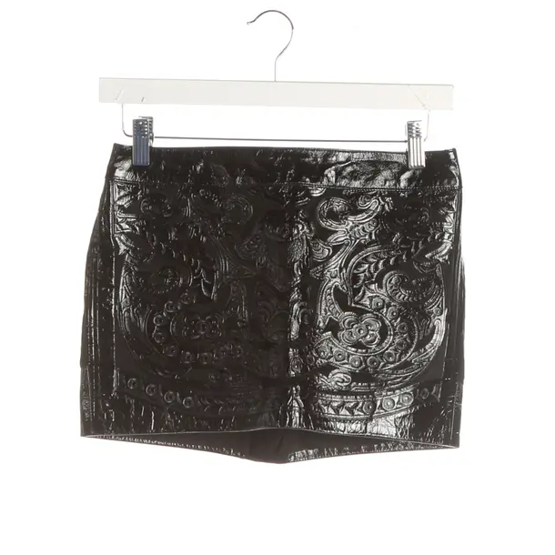 Rock, in Schwarz, Leder, Balmain