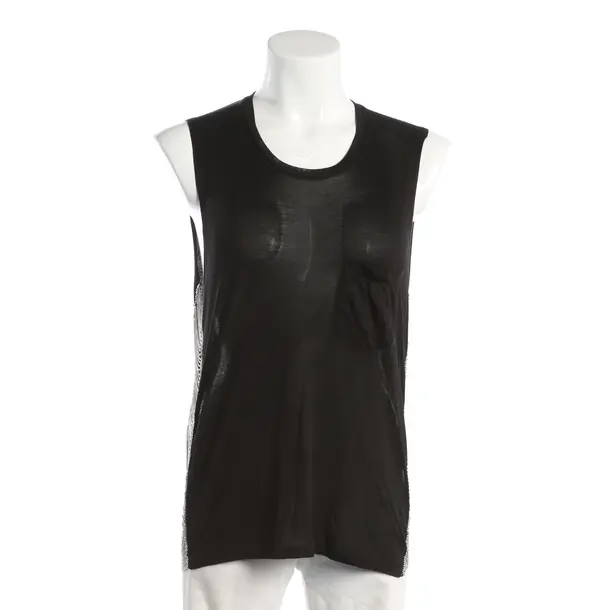 Top, in Black, Silk, Saint Laurent