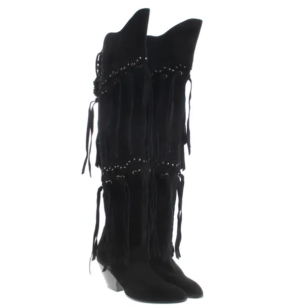 Overkneestiefel, in Schwarz, Giuseppe Zanotti
